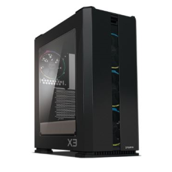 ZALMAN X3, ATX, BLACK, WINDOW, 2x3.5