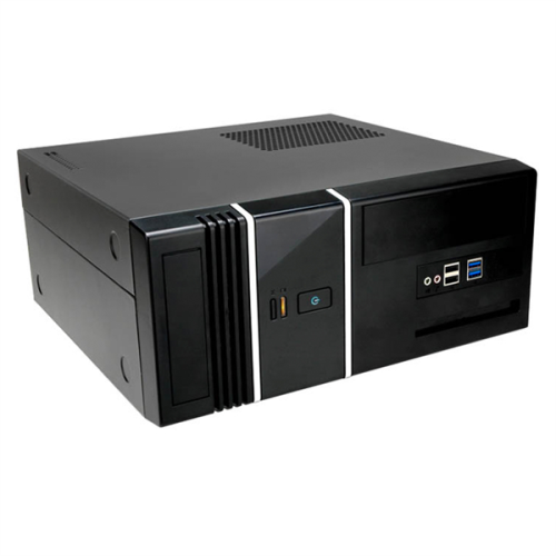 Slim Case InWin BK623  Black 400W 2*USB2.0+2*USB3.0 Audio mATX