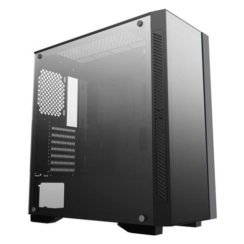 Deepcool MATREXX 55 V3 без БП, боковое окно (закаленное стекло), LED strip спереди, черный, ATX