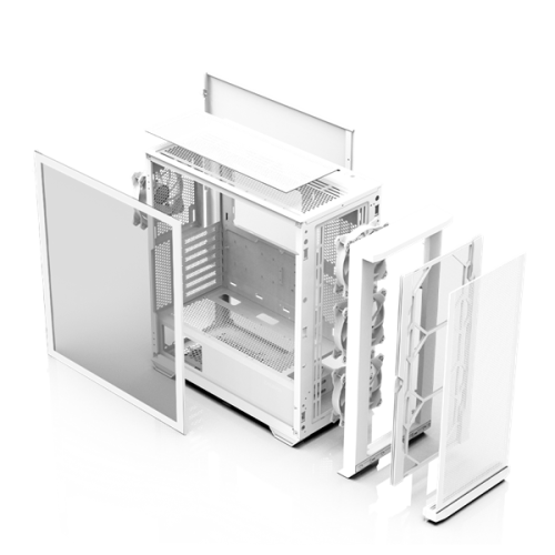 ZALMAN Z10 DUO White, ATX, WHITE, WINDOW, 2x3.5