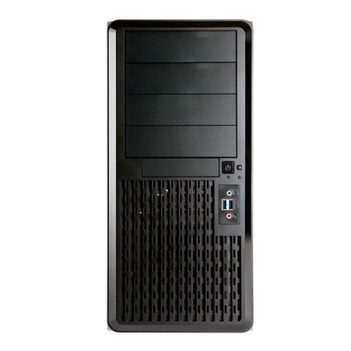 Midi Tower InWin PE689 Black 650W B65E 80plus Bronze USB3.0*2+A(HD)+front fan 120mm*1+rear fan 120mm*1+ 2*2SATA+1*1SATA / holes for SL20” RACKMOUNT