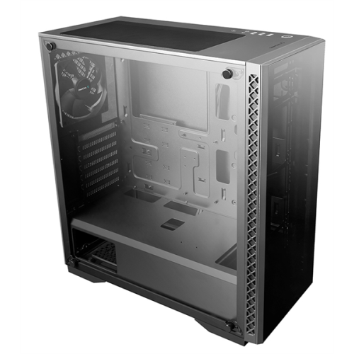 Deepcool MATREXX 50 ADD-RGB 3F без БП, боковое окно (закаленное стекло), 3xRGB LED 120мм вентилятора спереди, черный, ATX