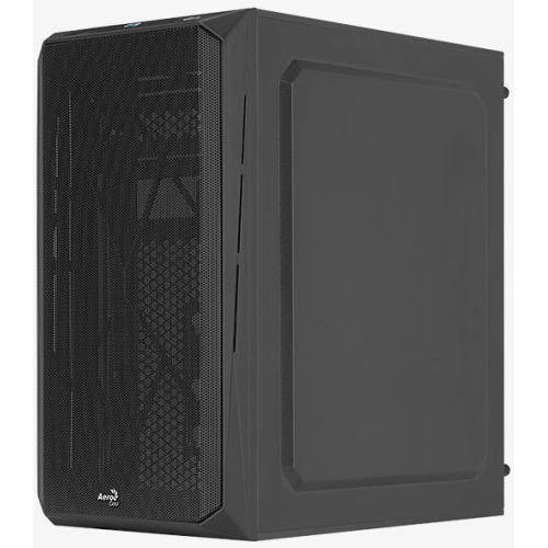 Aerocool Cs-107-A-BK-v1 (mATX, без БП, Window, USB3.0 x1, USB2.0 x1, 12cm black fan x1)