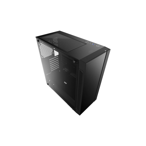 Deepcool MATREXX 55 V3 ADD-RGB 3F без БП, большое боковое окно, 3xRGB LED 120мм вентилятора спереди, RGB LED спереди, черный, ATX