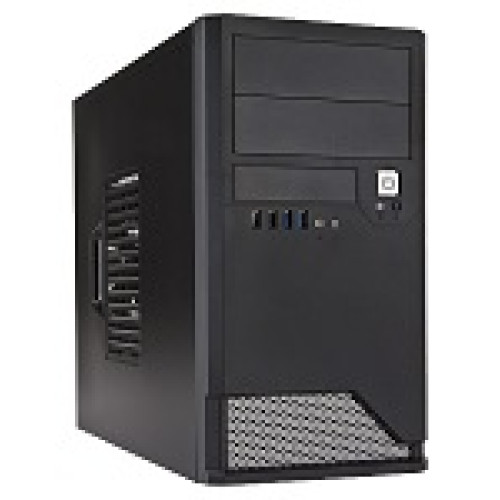 Mini Tower InWin EMR048 Black/Silver 450W U2.0*2+U3.0*2+AirDuct+Audio mATX