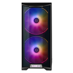 LIAN LI Lancool 215 Black, Medium Case: E-ATX (width: under 280mm), ATX, M-ATX, ITX, 2xUSB 3.0, 1xAudio, Included Fans: 2x200mm 800RPM ARGB, 1x120mm 1100 RPM