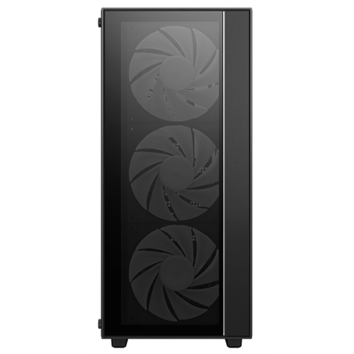 Deepcool MATREXX 55 V4 без БП, боковое окно (закаленное стекло), 3xARGB LED 140мм вентилятора спереди, 1xARGB LED 120мм вентилятор сзади, черный, ATX