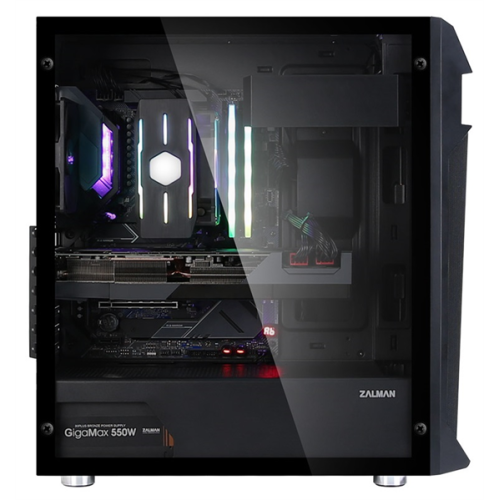 ZALMAN Z1 PLUS, ATX, BLACK, WINDOW, 1x5.25