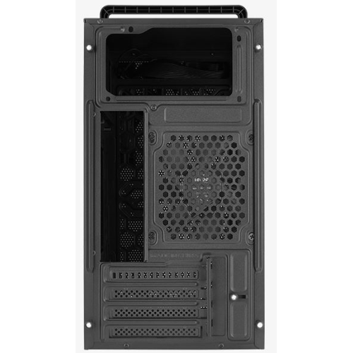 Aerocool Cs-109-S-BK-v1 (mATX, без БП, USB3.0 x1, USB2.0 x2, 12cm black fan x 1)