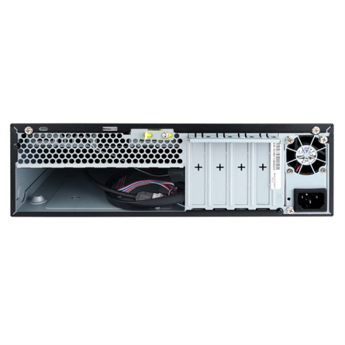 Slim Case InWin CJ708BL IP-S265AU7-2 80plus Bronze, U3*2+U2*2+A(HD)+TYPE 3.1C + FAN 80*15mm + intrusion switch Micro-ATX, mini-ITX