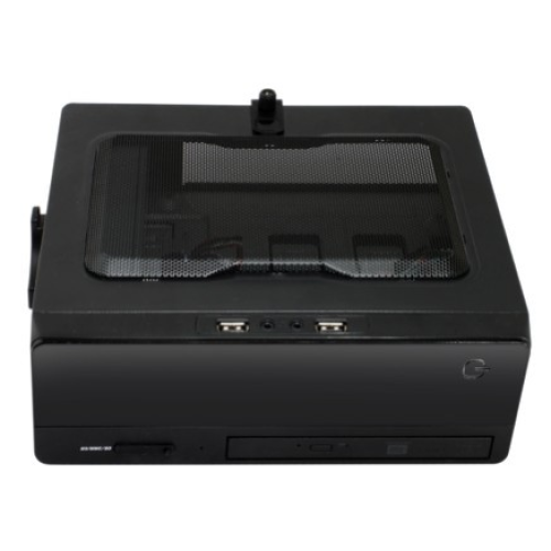 Slim Case Powerman EQ101BK PM-200ATX  2*USB 3.0,Audio, Mini-ITX