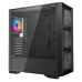 Deepcool MATREXX 50 MESH 4FS без БП, боковое окно (закаленное стекло), 3xColor LED 120мм вентилятора спереди, 1xColor LED 120мм вентилятор сзади, черный, ATX