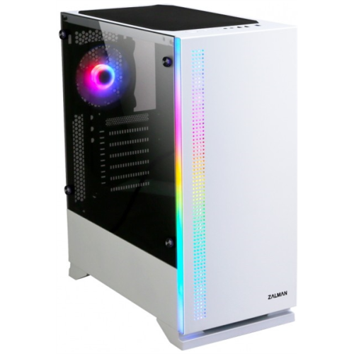 ZALMAN S5, ATX, WHITE, WINDOW, 2xCOMBO (3.5