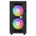 Deepcool CH360 WH без БП, боковое окно (закаленное стекло), 2x140мм ARGB LED вентилятор спереди и 1x120мм ARGB LED вентилятор сзади, белый, mATX