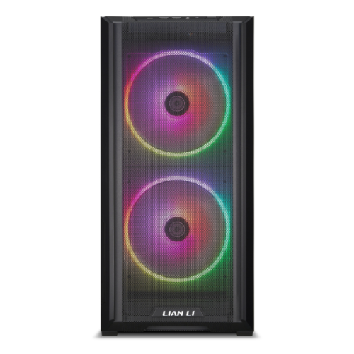 LIAN LI Lancool 216 Black RGB, Medium Case: ATX/E-ATX/Micro-ATX/Mini-ITX, 2xUSB 3.0, 1xUSB Type-C, 1xAudio, Included Fans: 2x160mm ARGB, 1x140mm PWM