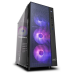 Deepcool MATREXX 55 MESH ADD-RGB 4F без БП, боковое окно (закаленное стекло), 3xARGB 120мм вентилятора спереди, 1xARGB 120мм вентилятор сзади, черный, ATX