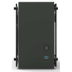 ZALMAN M2 MINI, MITX, ALUMINIUM, GRAY, WINDOWx2, RISER CARD, 2x3.5