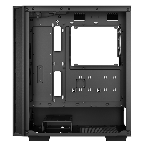 Deepcool MATREXX 55 V4 без БП, боковое окно (закаленное стекло), 3xARGB LED 140мм вентилятора спереди, 1xARGB LED 120мм вентилятор сзади, черный, ATX