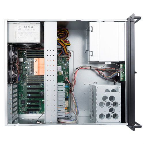 InWin IW-R400-01N ________________ /USB3.0*2/Rear fan 8025mm 4200RPM*2/Front fan 8025mm 4200RPM*2/Front door/Air filter for front door