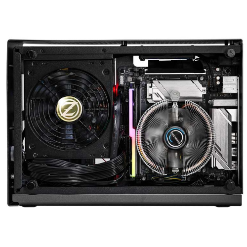 ZALMAN M2 MINI, MITX, ALUMINIUM, GRAY, WINDOWx2, RISER CARD, 2x3.5