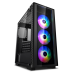 Deepcool MATREXX 50 ADD-RGB 3F без БП, боковое окно (закаленное стекло), 3xRGB LED 120мм вентилятора спереди, черный, ATX