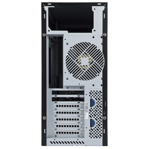 Midi Tower InWin PE689 Black USB3.0*2+A(HD)+fron fan 120mm*1+rear fan 120mm*1+ 2*2SATA+1*1SATA+Intrusion Switch/ holes for SL20” ATX RACKMOUNT*(без блока питания)