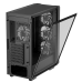 Deepcool CC560 V2 без БП, боковое окно (закаленное стекло), 3x120мм LED вентилятор спереди и 1x120мм LED вентилятор сзади, черный, ATX