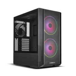 LIAN LI Lancool 216 Black RGB, Medium Case: ATX/E-ATX/Micro-ATX/Mini-ITX, 2xUSB 3.0, 1xUSB Type-C, 1xAudio, Included Fans: 2x160mm ARGB, 1x140mm PWM