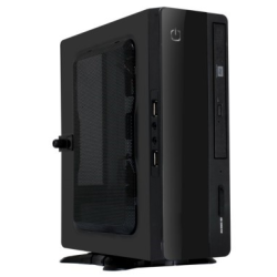 Slim Case Powerman EQ101BK PM-200ATX  2*USB 3.0,Audio, Mini-ITX
