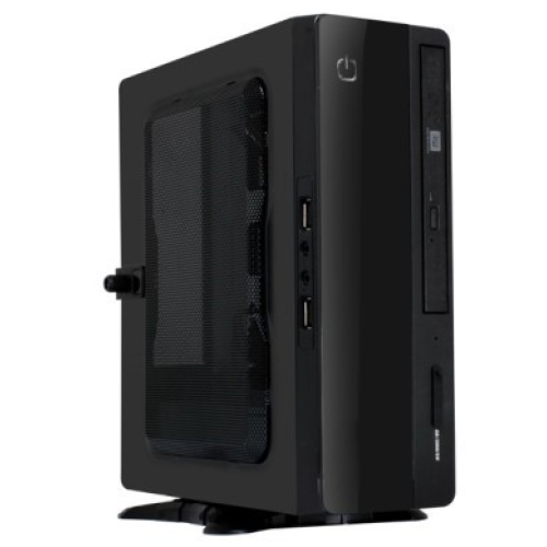 Slim Case Powerman EQ101BK PM-200ATX  2*USB 3.0,Audio, Mini-ITX