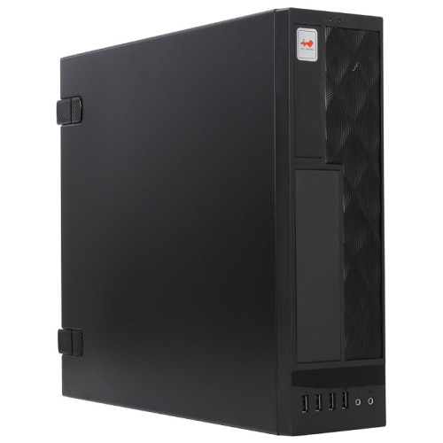 Slim Case InWin CE052S Black 300W 2*USB3.0+2*USB2.0+AirDuct+Fan+Audio mATX