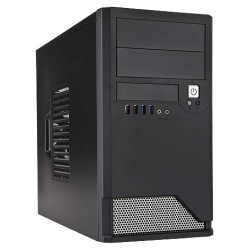 Mini Tower InWin EMR048 Black/Silver 450W U2.0*2+U3.0*2+AirDuct+Audio mATX