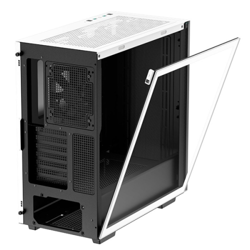 Deepcool CH510 WH без БП, боковое окно (закаленное стекло), 1x120мм вентилятор сзади, белый, ATX
