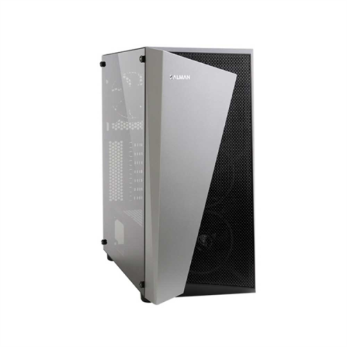 ZALMAN S4 Plus, ATX, BLACK, WINDOW, 2x3.5