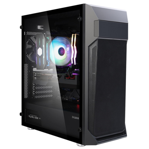 ZALMAN Z1 PLUS, ATX, BLACK, WINDOW, 1x5.25