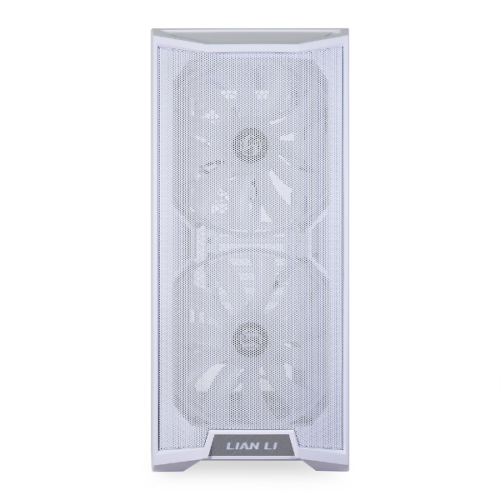 LIAN LI Lancool 215 Snow White, Medium Case: E-ATX (width: under 280mm), ATX, M-ATX, ITX, 2xUSB 3.0, 1xAudio, Included Fans: 2x200mm 800RPM ARGB, 1x120mm 1100 RPM