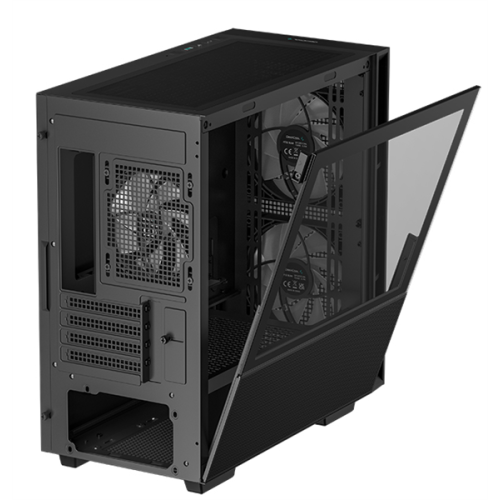 Deepcool CH360 WH без БП, боковое окно (закаленное стекло), 2x140мм ARGB LED вентилятор спереди и 1x120мм ARGB LED вентилятор сзади, белый, mATX