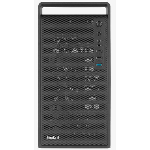 Aerocool Cs-109-S-BK-v1 (mATX, без БП, USB3.0 x1, USB2.0 x2, 12cm black fan x 1)