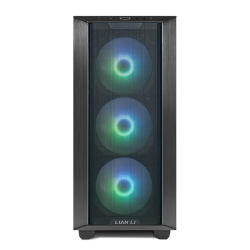 LIAN LI Lancool III RGB Black, Medium Case: E-ATX (under 280mm), ATX, Micro-ATX, Mini-ITX, 2xUSB 3.0, 1xUSB Type C, 1xAudio, Included Fans: 3x140mm ARGB PWM (300~1650RPM), 1x140mm PWM (200~1800RPM)
