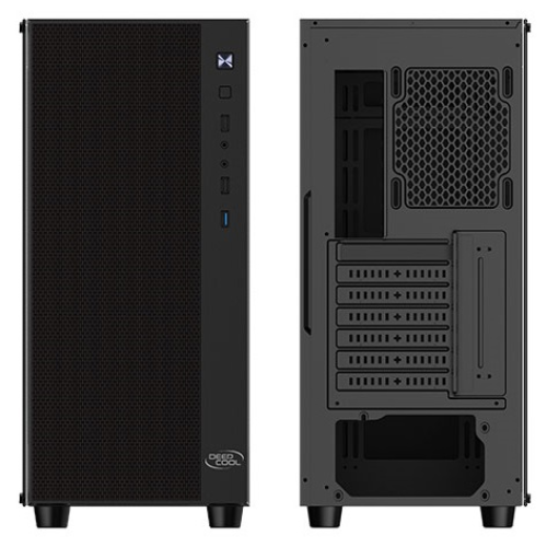 Deepcool MATREXX 55 MESH ADD-RGB 4F без БП, боковое окно (закаленное стекло), 3xARGB 120мм вентилятора спереди, 1xARGB 120мм вентилятор сзади, черный, ATX