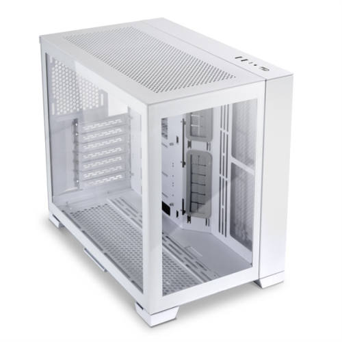 LIAN LI PC-O11 Dynamic Mini Snow White, Small Case: ATX, Micro-ATX, Mini-ITX, 2xUSB 3.2, 1xUSB 3.2 Type C, 1xAudio, Included Fans: none