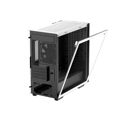 Deepcool CH370 WH без БП, боковое окно (закаленное стекло), белый, mATX