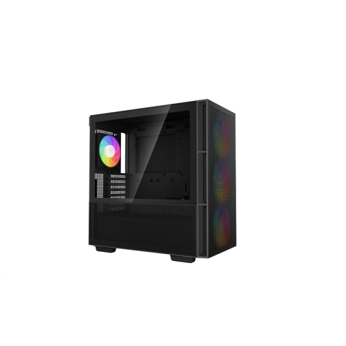 Deepcool CH560 без БП, боковое окно (закаленное стекло), 3x140мм ARGB вентилятор спереди и 1x120мм ARGB вентилятор сзади, черный, ATX