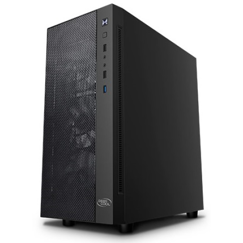 Deepcool MATREXX 55 MESH ADD-RGB 4F без БП, боковое окно (закаленное стекло), 3xARGB 120мм вентилятора спереди, 1xARGB 120мм вентилятор сзади, черный, ATX