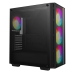 Deepcool MATREXX 55 MESH V4 без БП, боковое окно (закаленное стекло), 3xARGB LED 140мм вентилятора спереди, 1xARGB LED 120мм вентилятор сзади, черный, ATX
