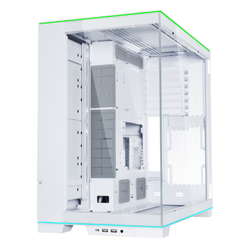 LIAN LI O11 Dynamic EVO RGB White, Medium Case: EATX/ATX/M-ATX/ITX, 2xUSB 3.0, 1xUSB 3.1 Type-C, 1xAudio, Included Fans: none