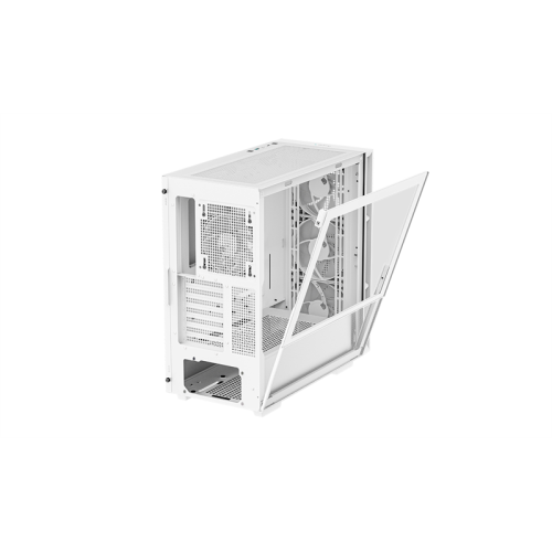 Deepcool CH560 WH без БП, боковое окно (закаленное стекло), 3x140мм ARGB вентилятор спереди и 1x120мм ARGB вентилятор сзади, белый, ATX
