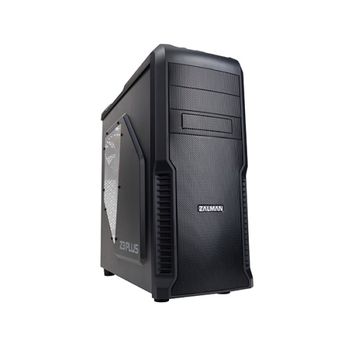 ZALMAN Z3 PLUS, ATX, BLACK, WINDOW, 2x5.25