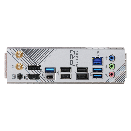 ASROCK B650M PRO RS WIFI, AM5, B650, 4*DDR5, HDMI+DP, 4xSATA3 6.0, M.2 Socket, RAID, USB 3.2, USB 2.0, Type-C, mATX