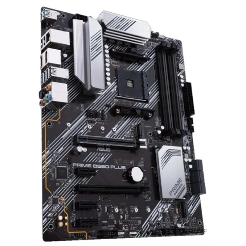 ASUS PRIME B550-PLUS,  Socket AM4, B550, 4*DDR4, HDMI+DP, CrossFireX, SATA3 + RAID, Audio, Gb LAN, USB 3.2*8, USB 2.0*6, COM*1 header (w/o cable), ATX ; 90MB14U0-M0EAY0